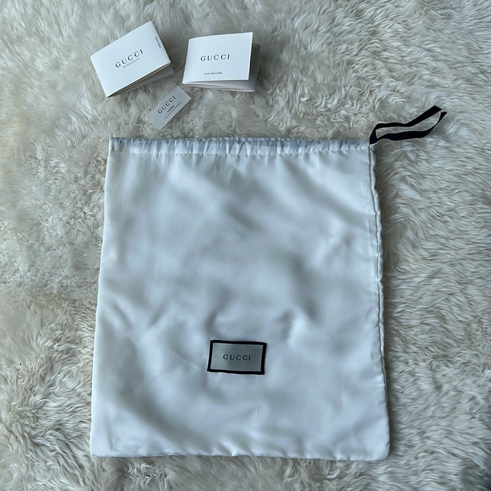 Gucci Drawstring Dustbag with Booklets